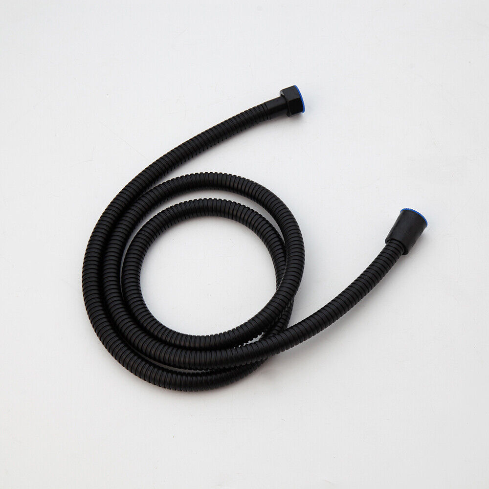 Schwarzer Badewannenhahn mit Bidetbrause-Mischbatterie