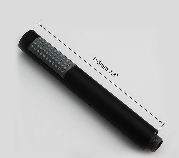 Black thermostatic bath tap