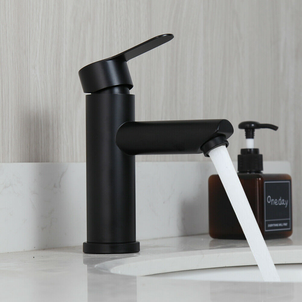 Black mixer tap