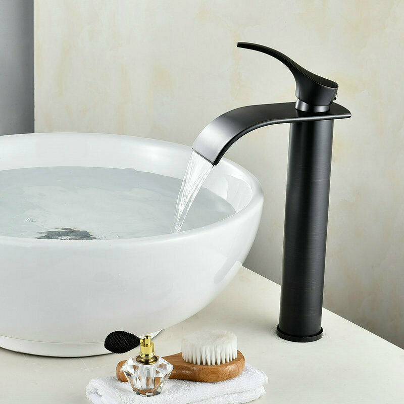 Black waterfall tap