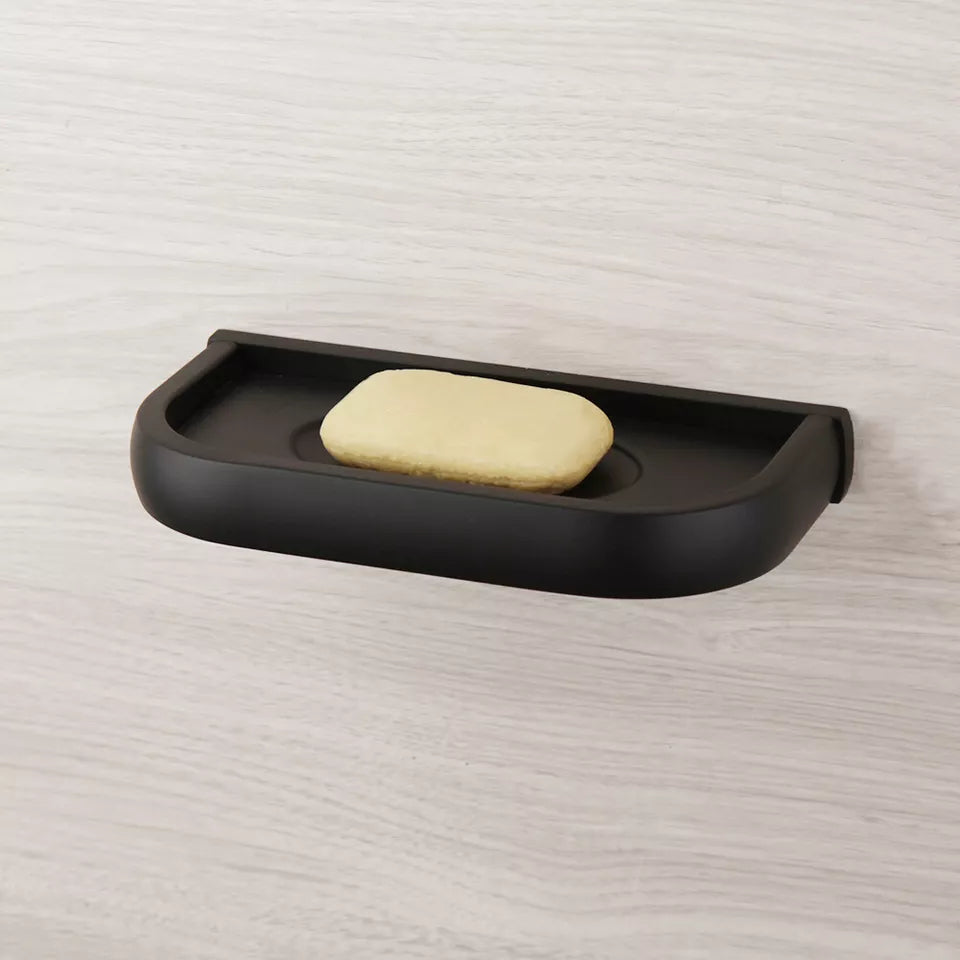 Modern Zwart Zeepbakje voor Muurbevestiging