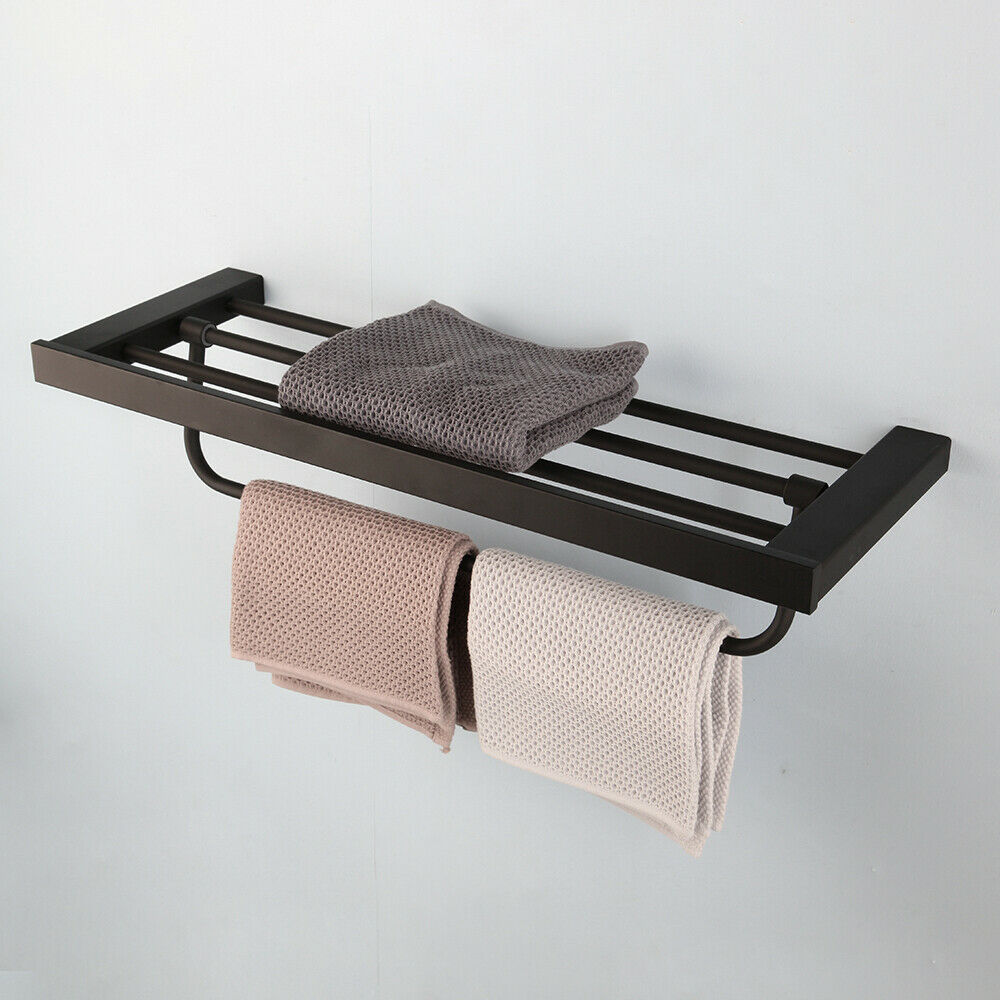Towel rack black