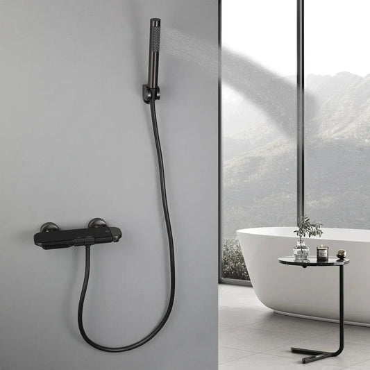 Gun metal doucheset met handdouche of badkraan: welke uitvoering kiest u?