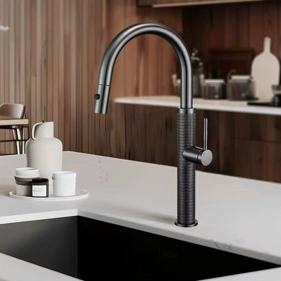 Gun metal keukenkranen