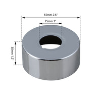 Chroom badkraan rozet 30MM dik