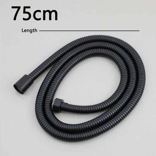 Schwarzer Brauseschlauch, Länge 75 cm