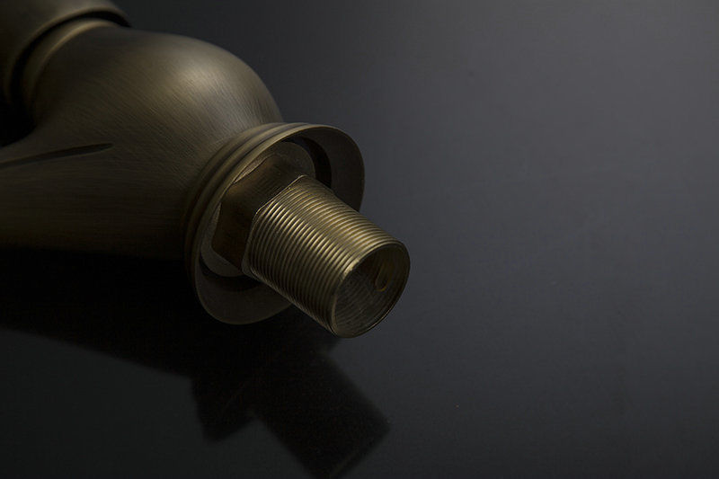 Retro wastafelkraan bronskleur – antiek messing look