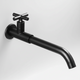 Nostalgic black cold water tap