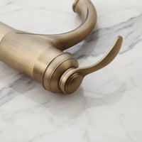 Nostalgic bronze washbasin tap, classic design