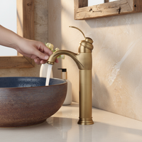 Nostalgic bronze washbasin tap, classic design