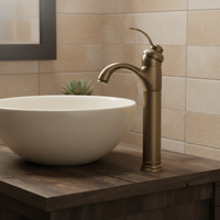 Nostalgic bronze washbasin tap, classic design