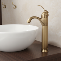 Nostalgic bronze washbasin tap, classic design