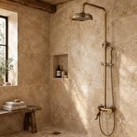 Surface-mounted shower bronze