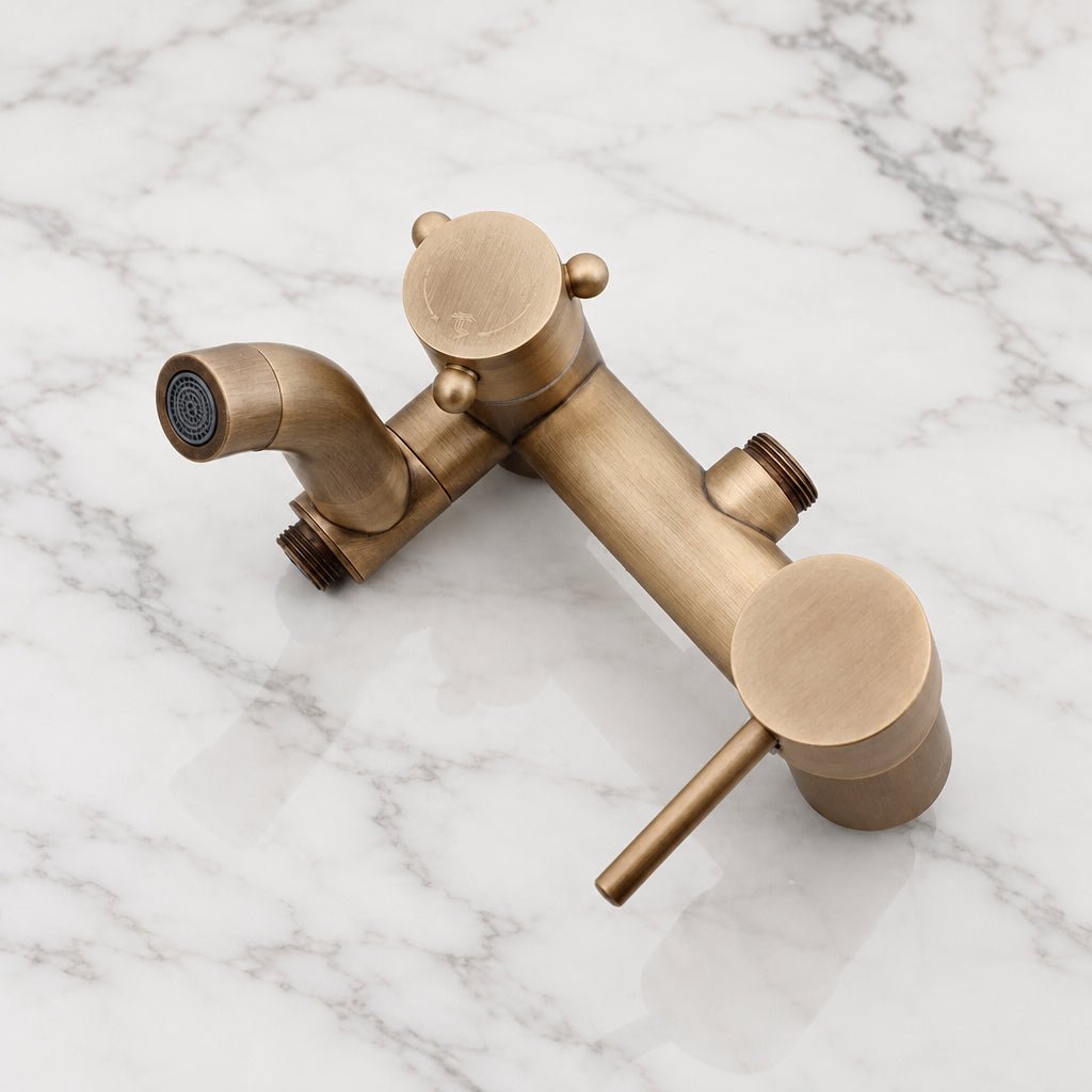 Surface-mounted shower bronze
