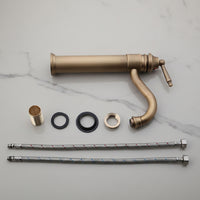 Badique Retro Bronzen Wastafelkraan