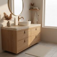 Badique Retro Bronzen Wastafelkraan