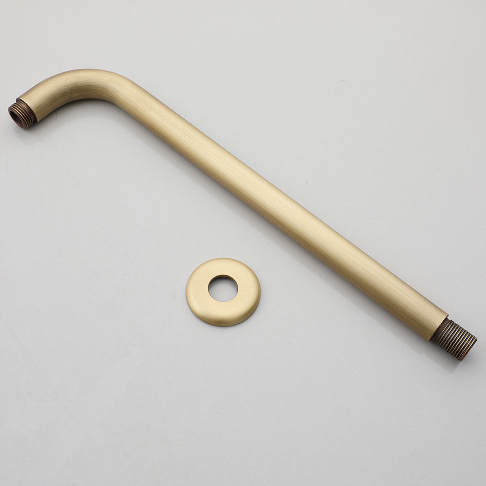 Country-style built-in shower set with hand shower – Nostalgic bronze