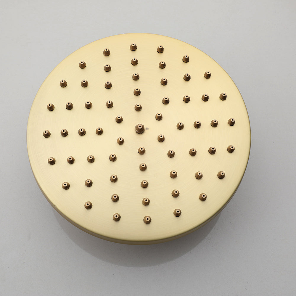 Country-style built-in shower set with hand shower – Nostalgic bronze