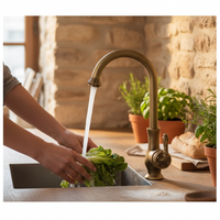 Eleganter Wasserhahn aus Bronze