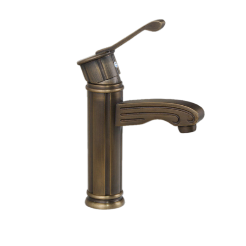 Badique nostalgische wastafelkraan vintage – Brons