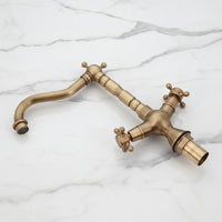 Retro-Nostalgie-Küchenarmatur in Antik-Bronze