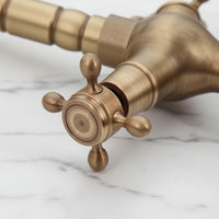 Retro-Nostalgie-Küchenarmatur in Antik-Bronze