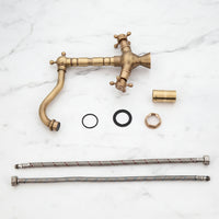 Retro-Nostalgie-Küchenarmatur in Antik-Bronze