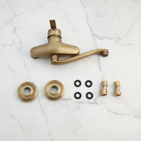 Nostalgic bronze wall tap