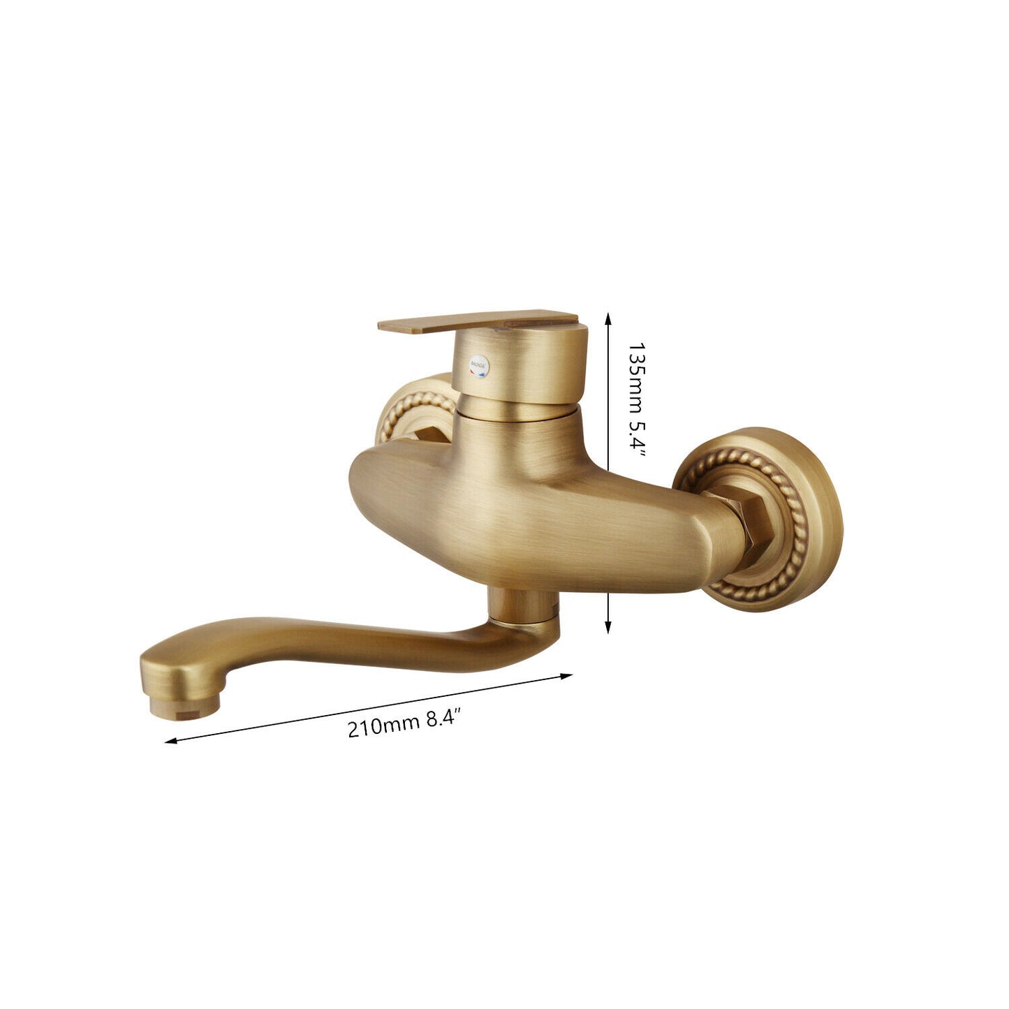 Nostalgic bronze wall tap
