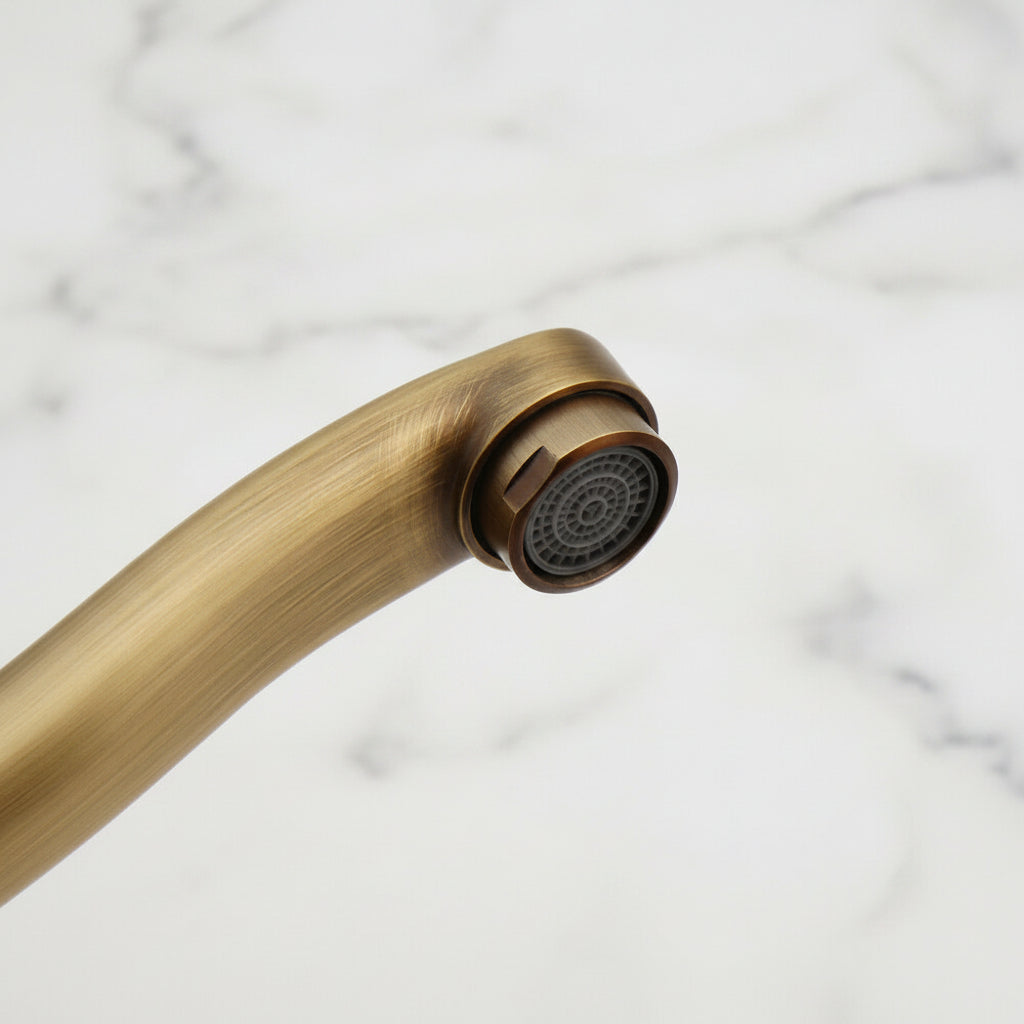 Nostalgic bronze wall tap