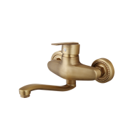 Nostalgic bronze wall tap