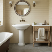 Classic bronze bath tap