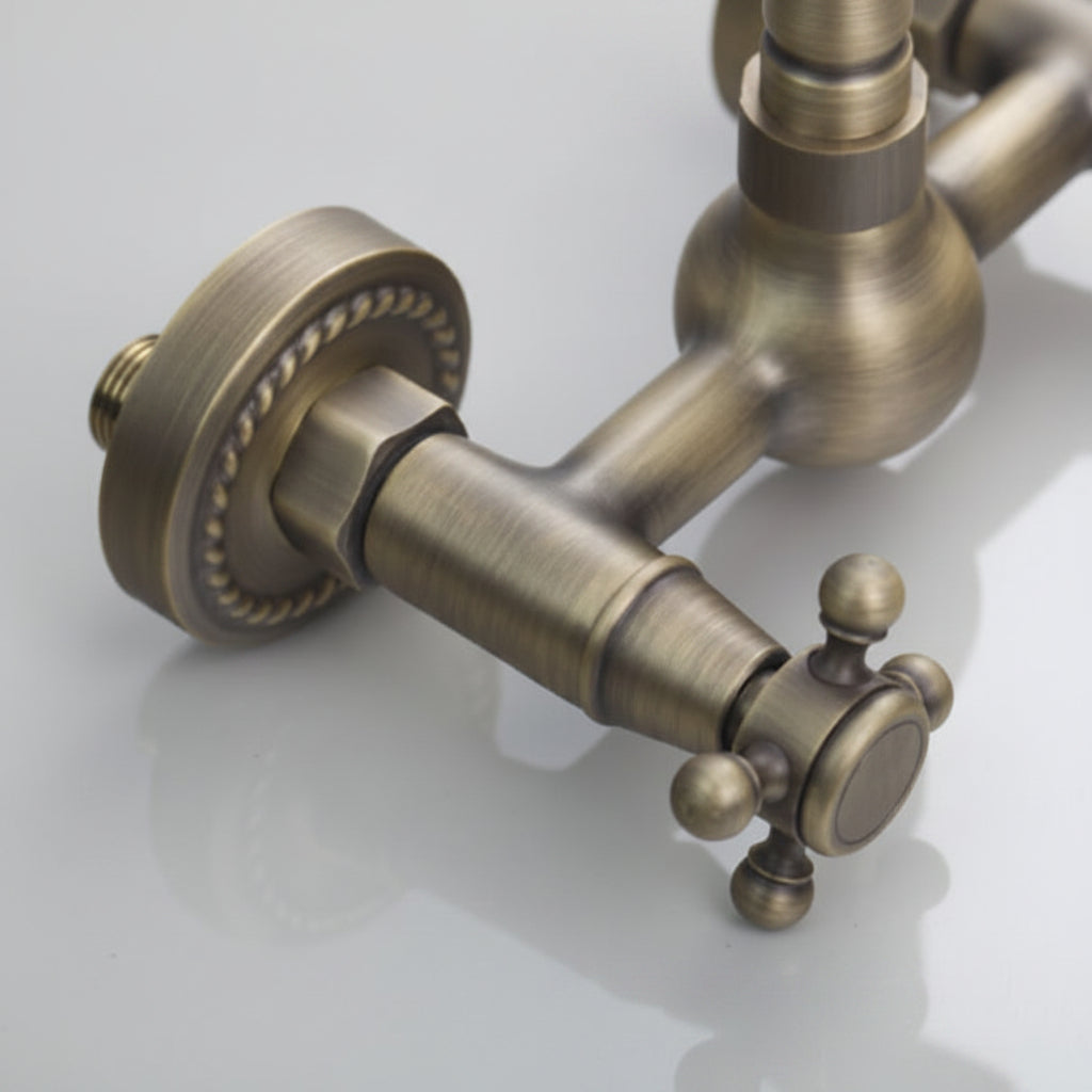 Classic bronze bath tap