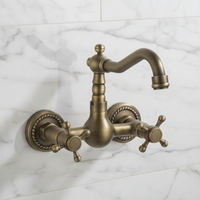 Classic bronze bath tap