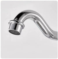 Landelijke wastafelkraan chroom – nostalgisch model