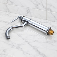 Mitigeur de lavabo rétro chromé Badique