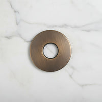 Badique Inbouw wastafelkraan bronskleur met wanduitloop 20 cm