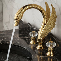 3-piece Golden Swan bath tap