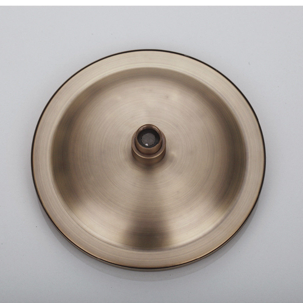 Antique bronze built-in shower