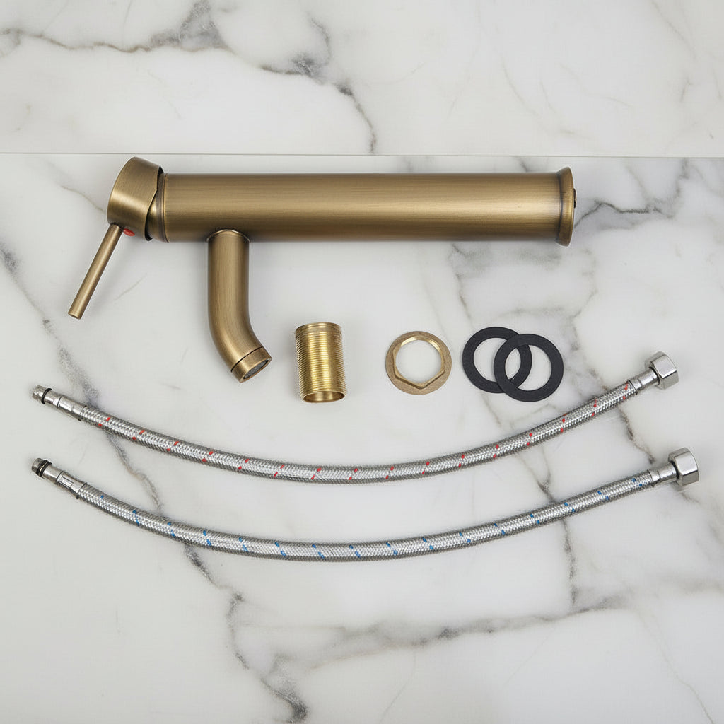 Mitigeur lavabo haut Badique bronze