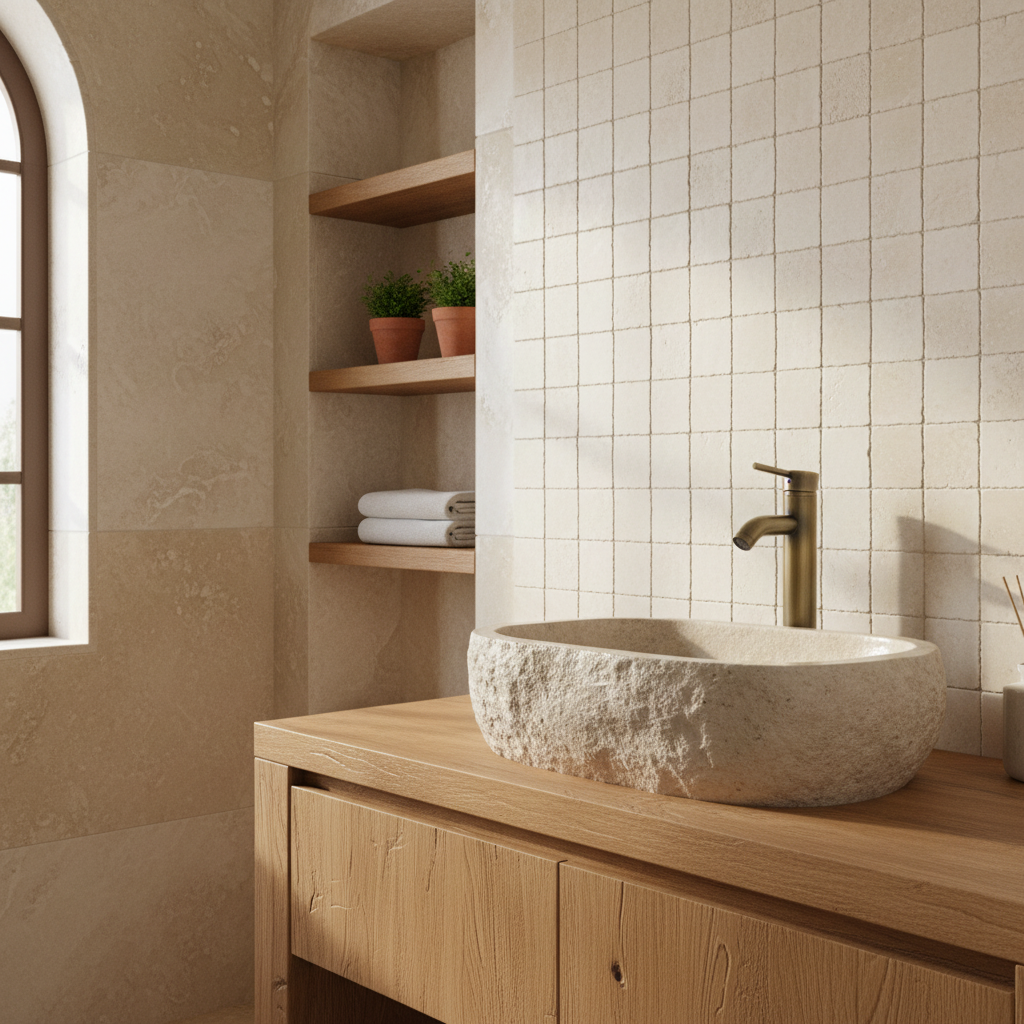 Mitigeur lavabo haut Badique bronze