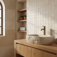 Mitigeur lavabo haut Badique bronze