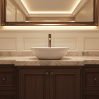 Mitigeur lavabo haut Badique bronze