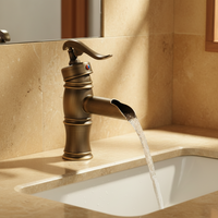 Robinet de lavabo Badique en bronze classique