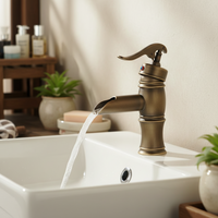 Robinet de lavabo Badique en bronze classique