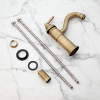 Mitigeur de lavabo classique Badique en bronze