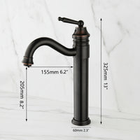 Badique Luxe Olie Bronzen Wastafelkraan