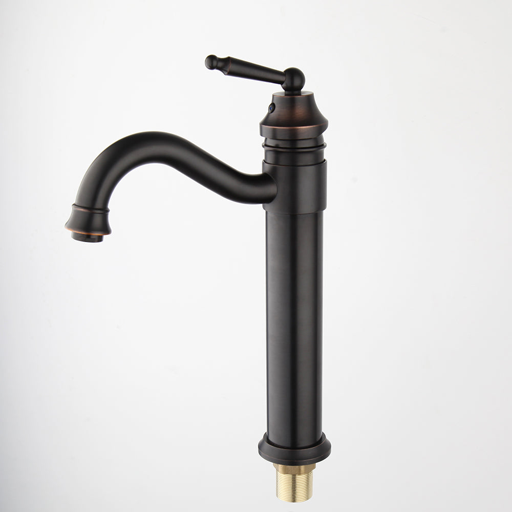 Badique Luxe Olie Bronzen Wastafelkraan