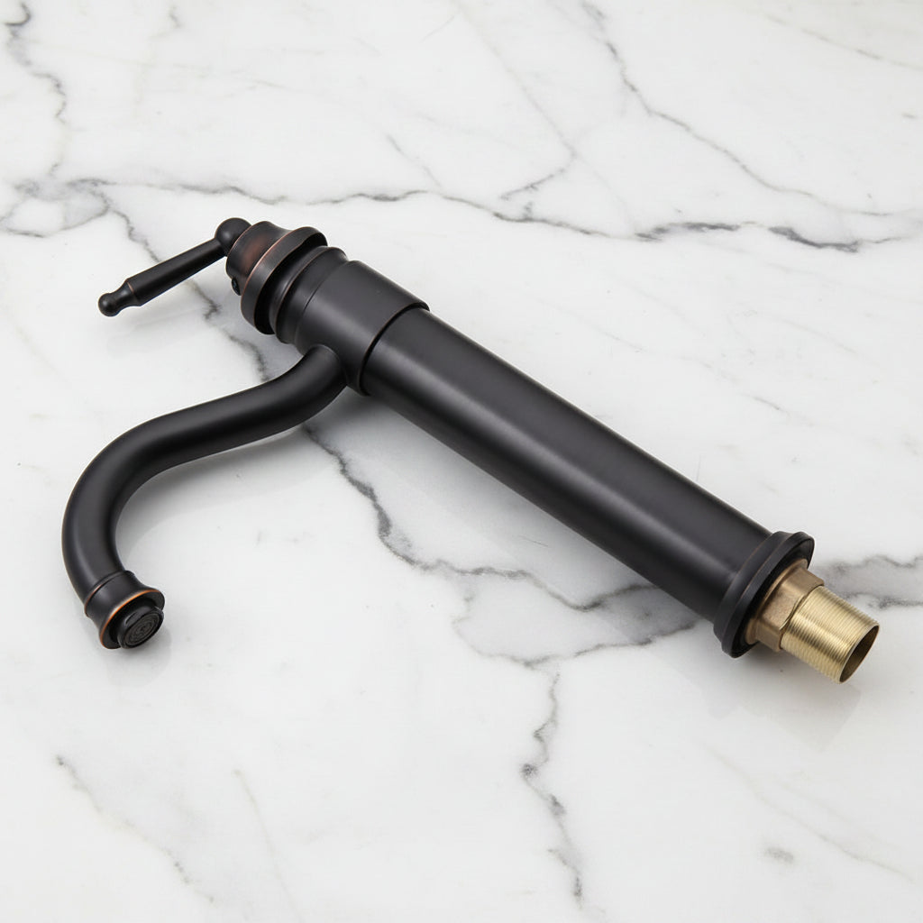 Badique Luxe Olie Bronzen Wastafelkraan