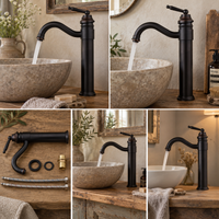 Badique Luxe Olie Bronzen Wastafelkraan
